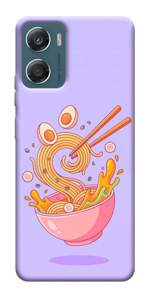 Чехол Cartoon noodles для Motorola Moto G06