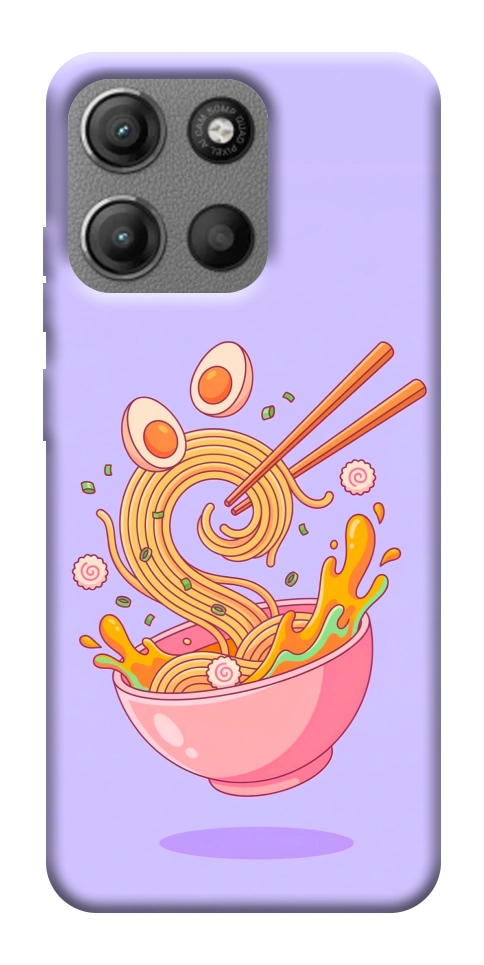 Чехол Cartoon noodles для Motorola Moto G15 Power