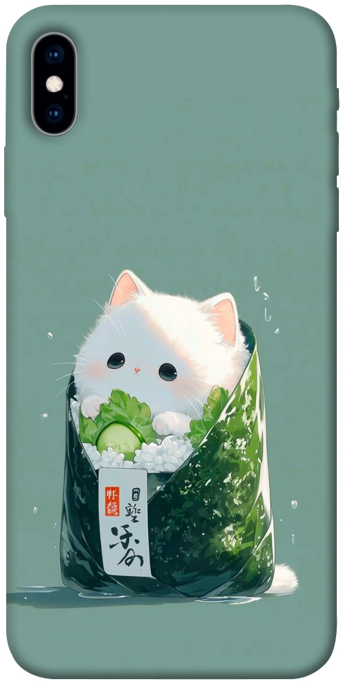 Чохол Cat onigiri для iPhone X