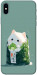 Чехол Cat onigiri для iPhone XS Max