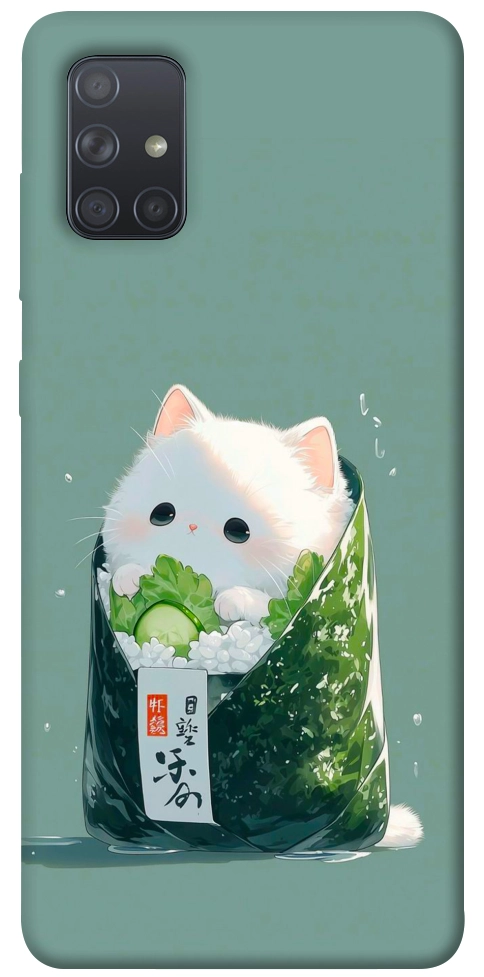 Чехол Cat onigiri для Galaxy A71 (2020)
