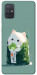 Чехол Cat onigiri для Galaxy A71 (2020)
