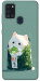 Чехол Cat onigiri для Galaxy A21s (2020)