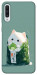 Чехол Cat onigiri для Galaxy A50 (2019)