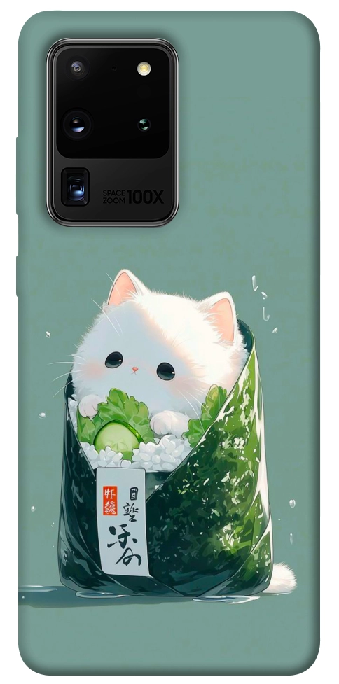 Чехол Cat onigiri для Galaxy S20 Ultra (2020)
