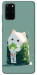 Чохол Cat onigiri для Galaxy S20 Plus (2020)