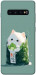 Чехол Cat onigiri для Galaxy S10 Plus (2019)