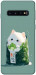 Чехол Cat onigiri для Galaxy S10 (2019)