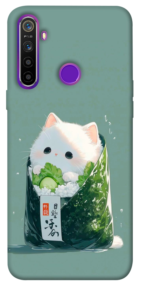 Чехол Cat onigiri для Realme 5