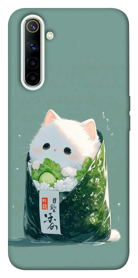 Чехол Cat onigiri для Realme 6
