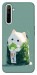 Чехол Cat onigiri для Realme 6