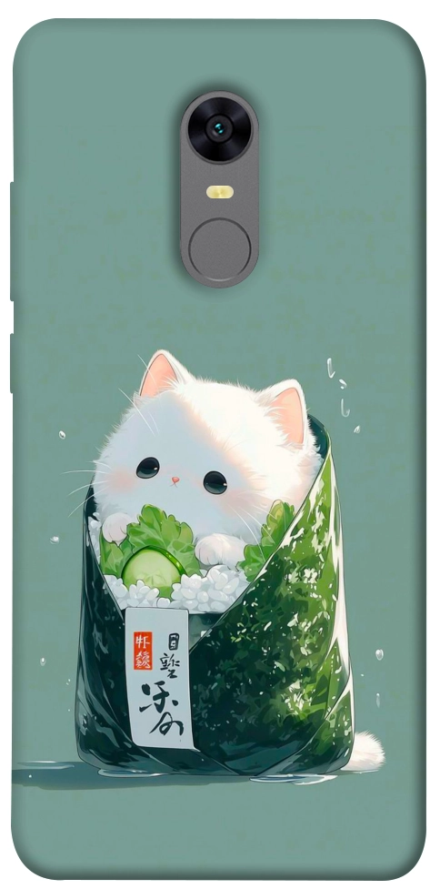 Чехол Cat onigiri для Xiaomi Redmi Note 5 (Single Camera)