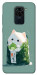 Чехол Cat onigiri для Xiaomi Redmi 10X