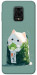 Чехол Cat onigiri для Xiaomi Redmi Note 9 Pro