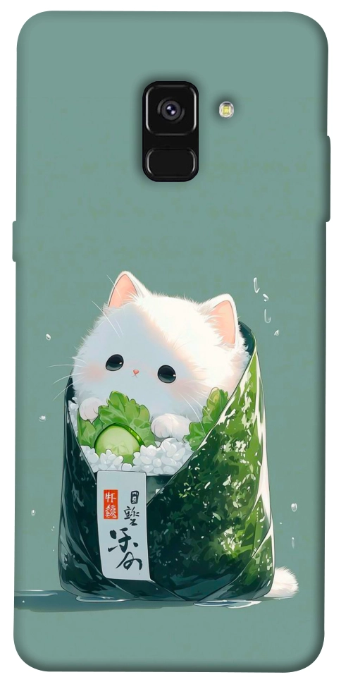 Чехол Cat onigiri для Galaxy A8 (2018)