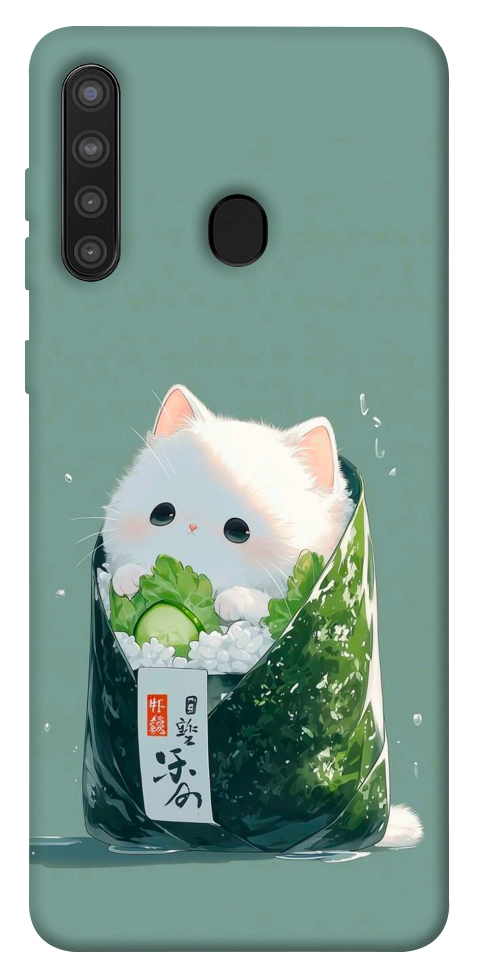 Чехол Cat onigiri для Galaxy A21