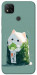 Чохол Cat onigiri для Xiaomi Redmi 9C