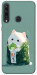 Чохол Cat onigiri для Huawei Y6p