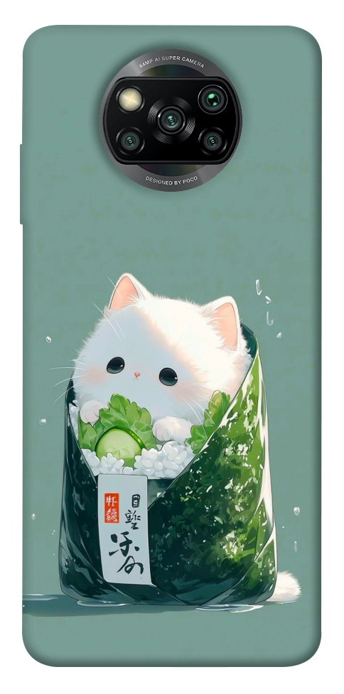 Чехол Cat onigiri для Xiaomi Poco X3 NFC