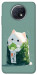 Чехол Cat onigiri для Xiaomi Redmi Note 9T