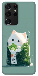 Чохол Cat onigiri для Galaxy S21 Ultra