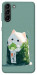 Чехол Cat onigiri для Galaxy S21+