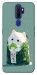 Чехол Cat onigiri для Oppo A9 (2020)