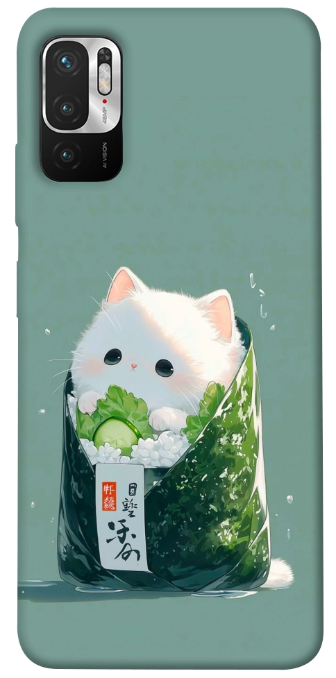 Чехол Cat onigiri для Xiaomi Redmi Note 10 5G