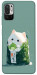 Чехол Cat onigiri для Xiaomi Redmi Note 10 5G