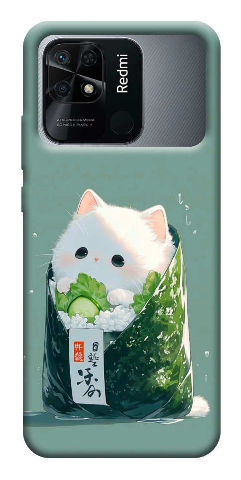 Чехол Cat onigiri для Xiaomi Redmi 10C