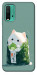 Чехол Cat onigiri для Xiaomi Redmi Note 9 4G