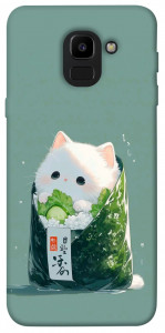Чехол Cat onigiri для Galaxy J6 (2018)