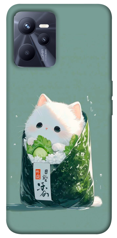 Чехол Cat onigiri для Realme C35
