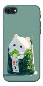 Чехол Cat onigiri для iPhone SE (2022)