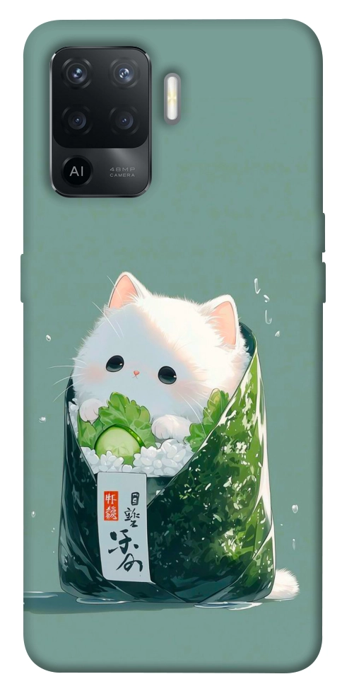 Чехол Cat onigiri для Oppo Reno 5 Lite