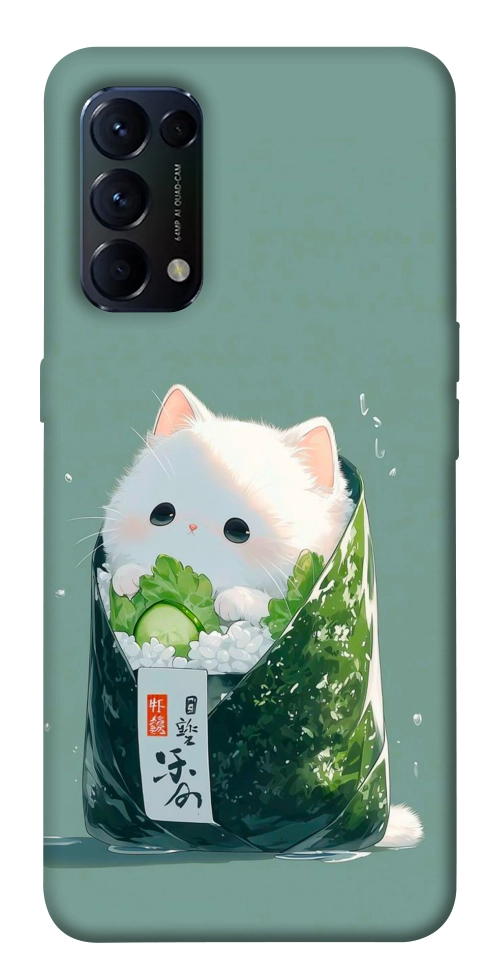 Чехол Cat onigiri для Oppo Reno 5 4G
