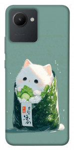 Чехол Cat onigiri для Realme C30