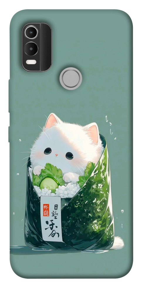 Чехол Cat onigiri для Nokia C21 Plus