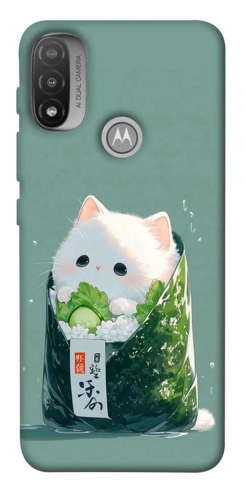 Чехол Cat onigiri для Motorola Moto E20