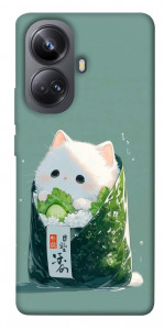 Чехол Cat onigiri для Realme 10 Pro+