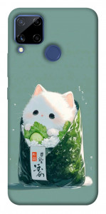 Чехол Cat onigiri для Realme C15