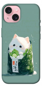 Чехол Cat onigiri для iPhone 15
