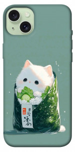 Чохол Cat onigiri для iPhone 15 Plus