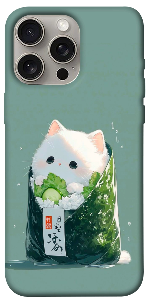 Чехол Cat onigiri для iPhone 15 Pro Max
