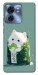 Чехол Cat onigiri для Motorola Edge 40