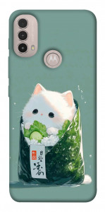 Чехол Cat onigiri для Motorola Moto E30
