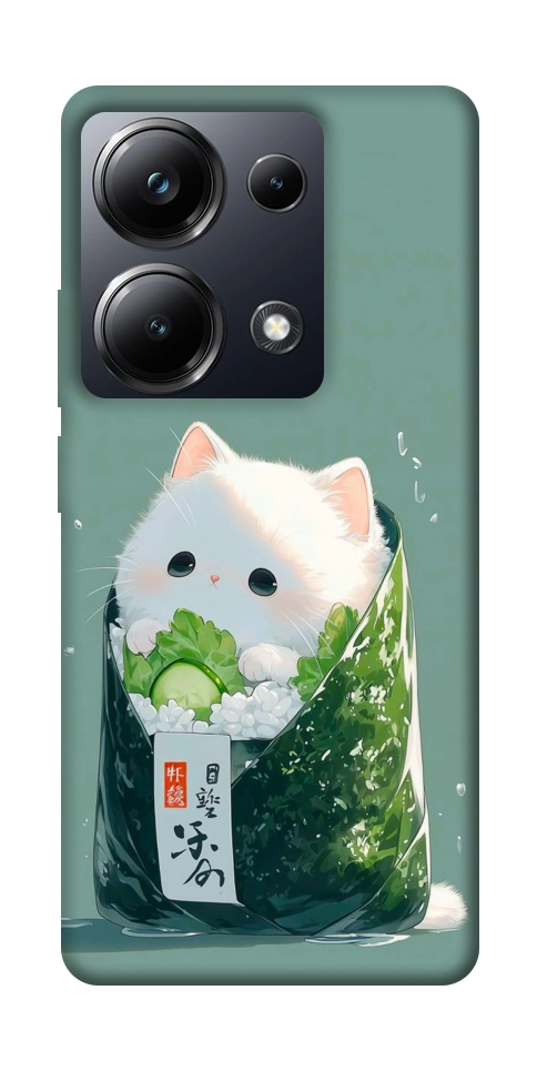 Чехол Cat onigiri для Xiaomi Poco M6 Pro 4G