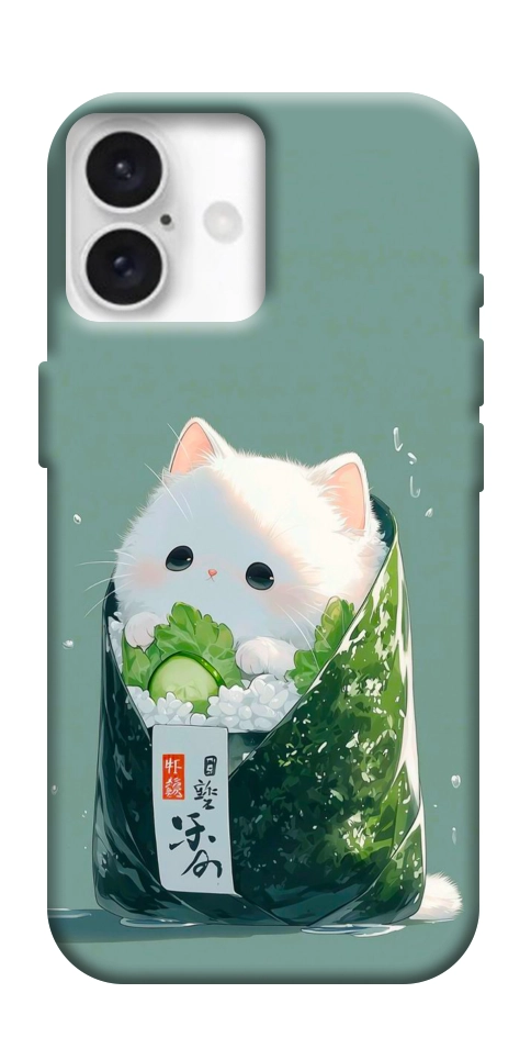 Чехол Cat onigiri для iPhone 16 Plus