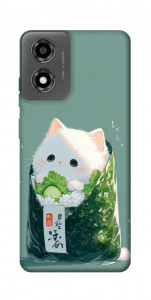 Чехол Cat onigiri для Motorola Moto E14