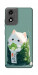 Чехол Cat onigiri для Motorola Moto E14